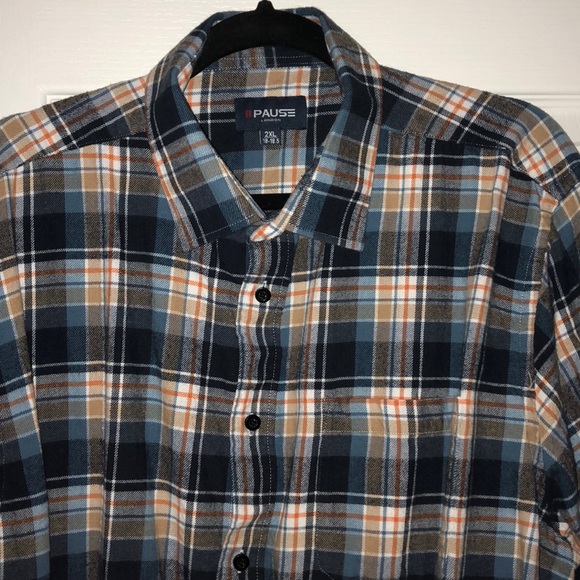 Flannel shirt button down Pause London - Picture 2 of 4